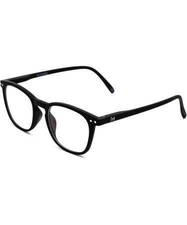Muunel Blue Light Glasses - Essilor Anti-Glare William Uvallblue HD Vision Women's Non-Prescription Black Frame - Shop Internationally! - Buy Online on GoSupps.com