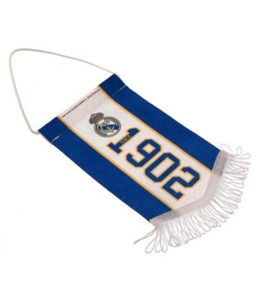 Real Madrid Team Mini Pennant Football Rugby Club Crest Badge Flag Car Mirror Hanging