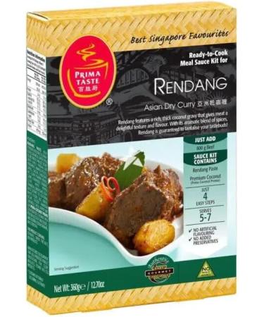 Prima Taste Laksa Rendang & Singapore Curry Sauce Cooking Kit (Pack of 3) HALAL - Buy Online on GoSupps.com
