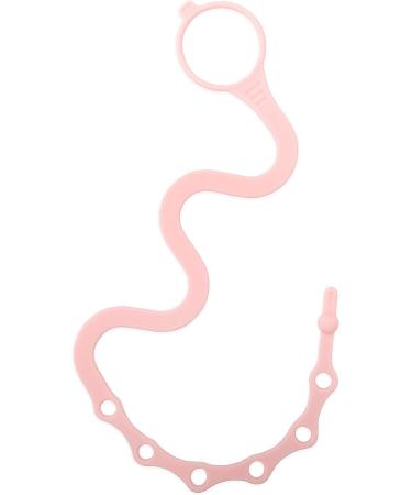 Goji Baby Bottle Bungees - Sippy Cup Holder Strap for Kids 0-36 Months - Pink 1pk - Buy Online on GoSupps.com