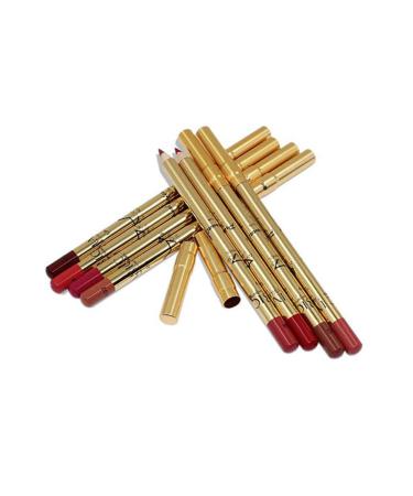 8PCS Waterproof Lip Liner Pencil Kit | Long Lasting Retro Lipstick & Smooth Lips Cosmetic Set - Buy Online on GoSupps.com