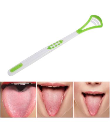 Buy Tongue Brush & Scraper - Effective Mouth Hygiene Tool for Healthy Care | Eco-Friendly Green - Buy Online on GoSupps.com