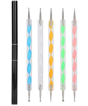 Nail Art Dotting Pen Manicure Tool Set Double End UV Gel Painting Pen Manicure Accessories for Professional Nail Art Or Daily Nail Art UseUseful and Professional