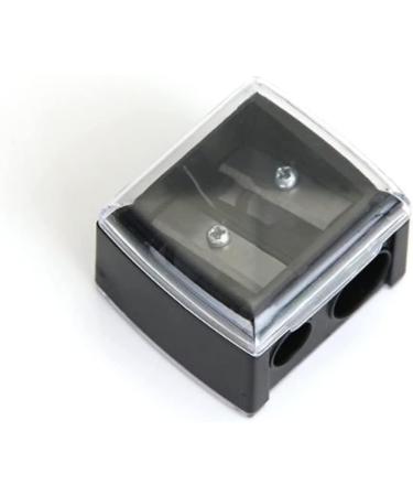 Black Eyeliner Sharpener Makeup Pencil Sharpener Dual Holes Eye Pencil Sharpener with Cover Portable Cosmetic Pencil Sharpeners for Eyebrow Eyeliner Pencil Makeup Tools Accessories - Buy Online on GoSupps.com