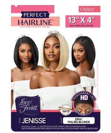 Outre Jenisse Lace Front Wig Perfect Hair Line 13X4 in Natural Black (1B) - Premium Quality - Buy Online on GoSupps.com