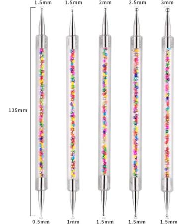 Desikixudy Nail Art Pen Pedicure Crystals Silicone Manicure Nail Point Drill Pen Drawing Polish Rhinestones Picker Pen - Buy Online on GoSupps.com