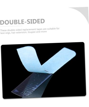 Didiseaon 8 Sheets Seamless Hair Extensions Tape in Extension Replacement Tape Hair Elastics for Women Tape Double Sided Tape for Hair Extension Lace Tape No Trace Miss Pu Wig 4x0.8cm Sky-blue - Buy Online on GoSupps.com