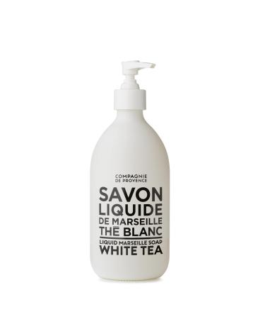 Compagnie de Provence Savon de Marseille Extra Pure Liquid Soap - White Tea - 16.9 Fl Oz Glass Pump Bottle As shown in the image 16.9 Fl Oz (Pack of 1)