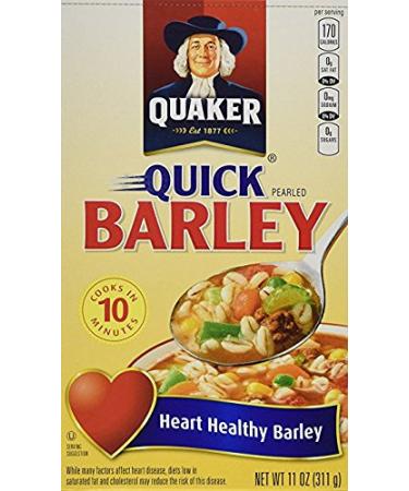 Quaker Quick Barley Heart Healthy Barley Cooks In 10 Minutes (1-BOX) ( NET WT 11 OZ)