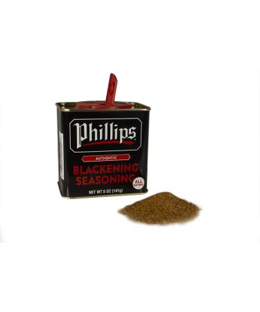 Phillips Blackening Seasoning used in Phillips Seafood Restaurants on Blackened Chicken  Fish & Seafood 5 Ounce (Pack of 1) - Buy Online on GoSupps.com