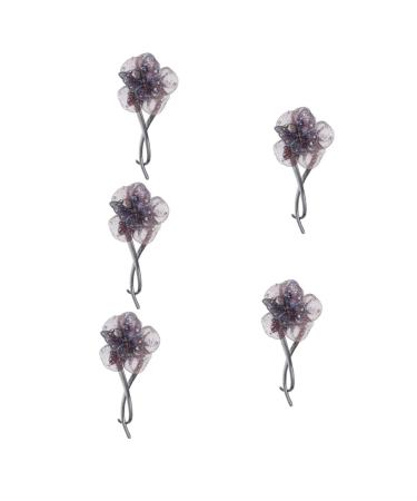 Beaupretty Rhinestones Hair Barrette headgear clips barrettes french clips butterfly claws french barrette clips jaw clamps bow clip Miss rhinestones Make Up Hair Clips