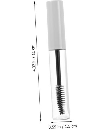 DOITOOL 10pcs Eyelash Tube Empty Eyeliner Tubes Mascara Bottle Eyelash Brush Tubes Tubing Bulk White Plastic - Buy Online on GoSupps.com