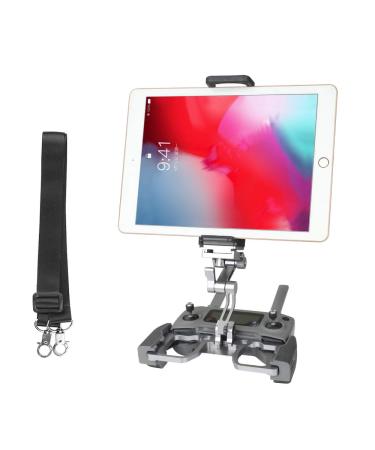 RCGEEK Compatible with DJI Mavic Mini 3 Pro/ Mini 2 / Mavic 3 / Air 2 2S / Mavic 2 Pro / Zoom Spark Remote Controller 10 inch Tablet Mount Extender Holder with Lanyard fit for Crystal Sky Monitor Grey