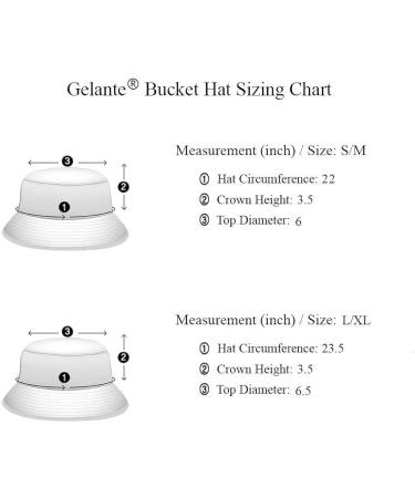 Gelante 100% Cotton Packable Bucket Cap Hat | Large-X-Large | Denim Blue - Buy Online on GoSupps.com
