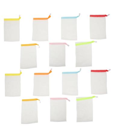 HAPINARY 20pcs Foaming Net Foaming Net Soap Pouch Bubble Bag Travel Soap Bag Soap Cleaning Pouch Nylon