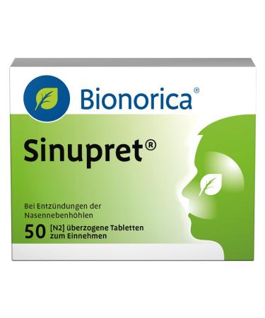 Stop Sinusitis in Time! Sinupret Bionoric SINUS Tablets Congestion 50 Tablets