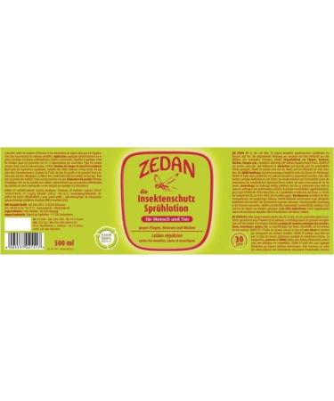 RL24 Zedan SP Insect Protection Spray Lotion | Natural Fly Spray for Horses & Riders | 2 x 500 ml Set | Protect Against Flies Mosquitoes & Biting Insects - Buy Online on GoSupps.com