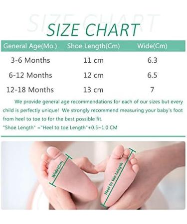 LACOFIA Baby Girls Ballerina Mary Jane Princess Shoes | Anti-Slip Prewalkers 6-12 Months | White - Buy Online on GoSupps.com