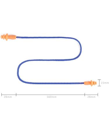 5 Pairs Reusable Silicone Earplugs with String - Noise Cancelling Ear Plugs for Sleep & Hearing Protection - International Shipping - Buy Online on GoSupps.com