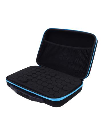 Plafope organizer for essential travel bag with essential oils box with essential oils holder for essential oils bags with essential oils Essential role cosmetics travel size 1 blue