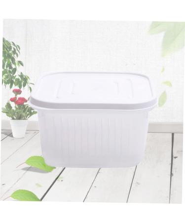 PRETYZOOM Fridge Storage Boxes Kitchen Crisper Home Crisper Fruit Crisper Vegetables Crisper With Cover Ginger 1 - Buy Online on GoSupps.com