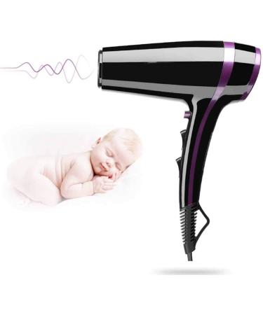 Ionic Blow Dryer 2200W Professional Hairdryer Hair Dryer Salon Hairdryer Powerful Fast Drying 3 Heat 2 Speed 1 Cold Wind Button Nozzles and Diffuser Constant Temperature Less Hair Damage Small - Buy Online on GoSupps.com
