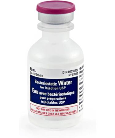 Bacteriostatic Water (Pfizer) 30ml Multidose Vial - Buy Online on GoSupps.com