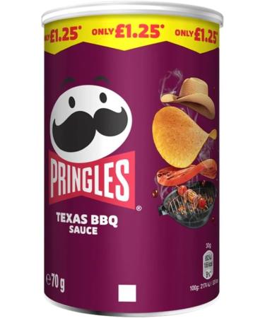 Pringles Texas BBQ Sauce Case of 12x70g - Buy Online on GoSupps.com