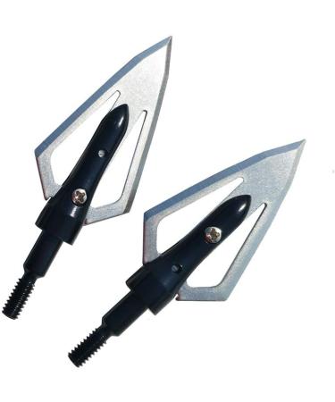 SHARROW 12 x Arrow Tips 2 Blades 100 Grit Arrow Heads with Broadheads Box for Crossbow and Carbon Arrows - Buy Online on GoSupps.com
