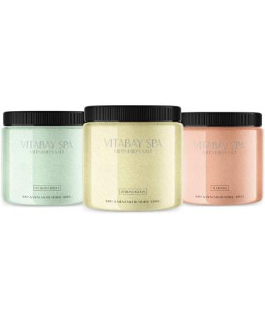 Vitabay Minty Maiden Sauna & Bath Salt 1000g - Gentle Body Scrub for Whirlpool - International Shipping - Buy Online on GoSupps.com