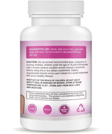 Feminizer Sex Change SMS Pueraria Mirifica 500mg Capsules - Promotes Women's Health, Organic Herbal Supplement - Buy Online on GoSupps.com