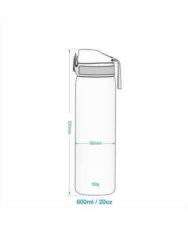 Ion8 500ml Leakage-Proof Drinking Bottle | One-Handed Opening Secure Locking BPA-Free & Dishwasher Safe | Climate-Neutral Turquoise - Easy to Clean - Buy Online on GoSupps.com