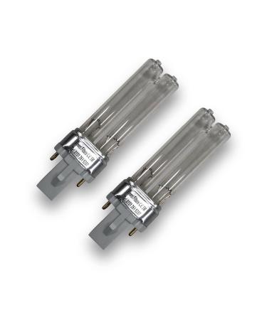 Finest-Filters Twin Pack 5w PLS Replacement UV Bulb Lamp For Pond UV Sterilisers & Clarifiers Filters UVC