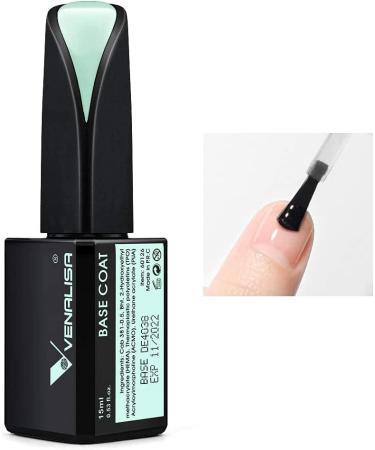 VENALISA 15ml Base Coat Nail Polish Gel for UV LED Soak Off - Long Lasting Shine Finish - Buy Online on GoSupps.com