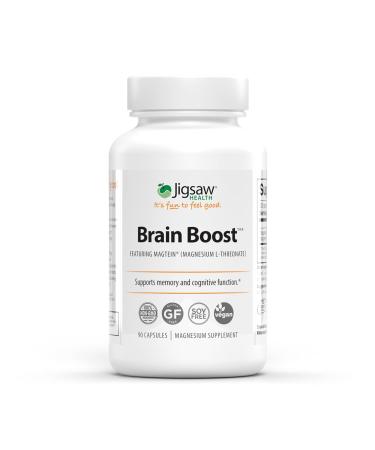 Jigsaw Health Brain Boost Magnesium L-Threonate Supplement 90 Capsules