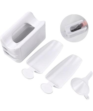 rongweiwang Women Men Nail Dip Container Dipping Powder Holder Glitters Rhinestones Collecting Storage Box Pedicure Accessory - Buy Online on GoSupps.com