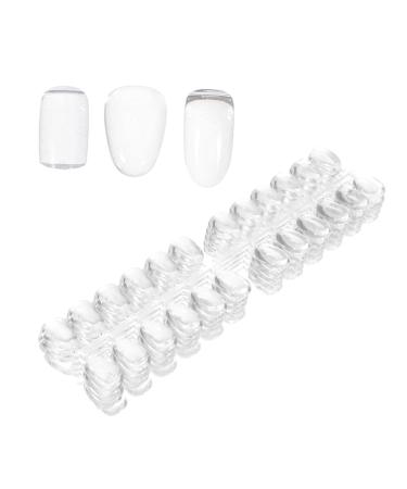 Healeved 3 Sets Nail Color Card Nail Polish Color Card Nail Polish Sample Nail Accessories Nail Gel Polish Gel for Nails Gel De Cejas Transparente Color Show Plate Female Manicure Tool 2.1x1x1cm Transparent