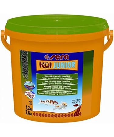 Sera Koi Color Nature Mini 3.8 Ltr - Natural Feed with 10% Spirulina for Colorful Koi (up to 12 cm) - No Colorants No Preservatives 1 Pack - International Shipping Available - Buy Online on GoSupps.com