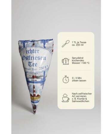  Heiko Blume Heiko Blume Genuine Friesen Tea from the East - Loose Leaf Tea - 250g - In a Lace Bag - Buy Online on GoSupps.com