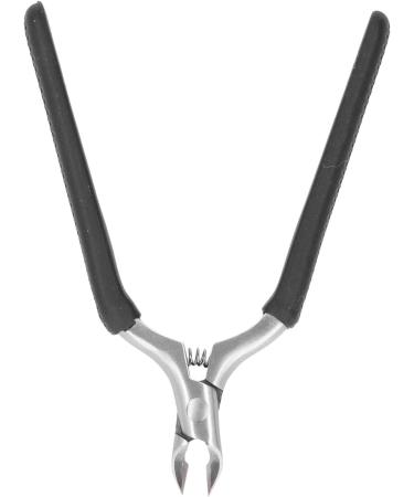 Nail Clipper Cuticle Cutter Professional Dead Skin Remover Stainless Steel Ergonomic Cuticle Trimmer with Protective Cover for Home for Nail (Black) - Buy Online on GoSupps.com