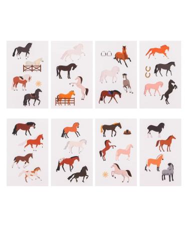 Horse Temporary Tattoos - 24 Sheets | Birthday Party Decorations & Favors - Buy Online on GoSupps.com