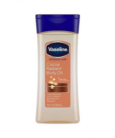 Vaseline Intensive Care Gel Cocoa Radiant Oil 6.8 Ounce (201ml) (3 Pack) 6.8 Fl Oz (Pack of 3)