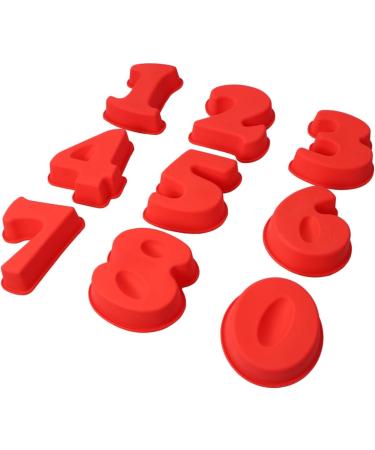 Milisten 18 Pcs Star Decor Silicone Number Cake Moulds Silicone Chocolate Mold Cake Decorating Mold Molds for Resin Ice Cream Decor Number Shaped Mold Cake Molds Resin Molds Tool Candy mediumx2pcs - Buy Online on GoSupps.com