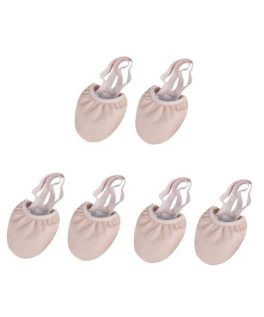 Hemoton 3 Pairs Lyrical Ballet Shoe Pantumblas De Mujer Dance Toe Thongs Yoga Shoes Dancing Ladies Flat Shoes Adult Ballet Flats Eclipse Ballet Shoes Soft Ballet Shoes Aldult Dancing Shoes