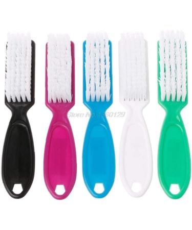 Bongles Plastic Handle Nail Art Cleaning Brush - Manicure Gel Accessory for Dust Removal | Random Colors Available - Buy Online on GoSupps.com