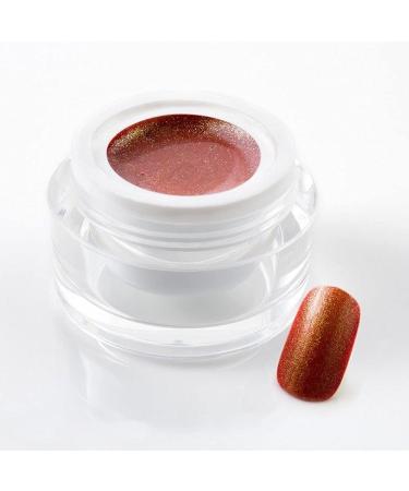 5 ml exclusive UV color gel/colour gel/glitter gel - in Glitter Goldie Red