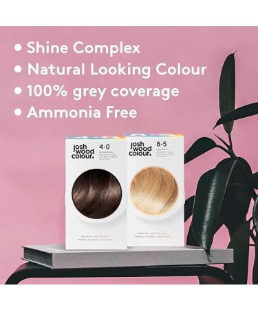 Josh Wood Permanent Colour 8.0 Dark Blonde - Ammonia-Free, Celebrity-Approved, Vegan Formula for 100% Grey Coverage - Hydrating and Natural-Looking Shine - Buy Online on GoSupps.com