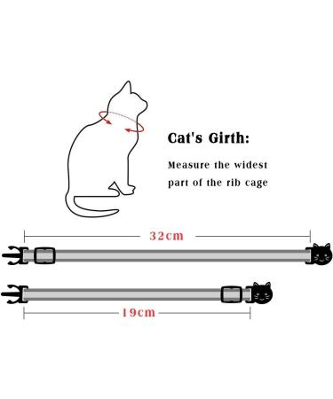 Adjustable Latrate Cat Necklace - Anti-Strangulation Collar with 2 Address Supporters for Kittens & Puppies - Available in Blue & Black - Buy Online on GoSupps.com