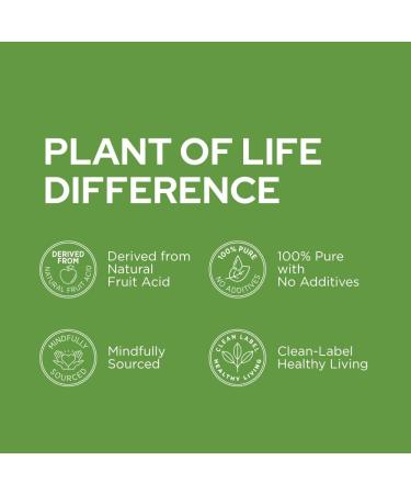 Malic Acid Powder by Plant of Life Pure Food Grade Multi-Use Natural Sour Agent for Food Drink Candies and pH. (1lb (454g)) - Buy Online on GoSupps.com