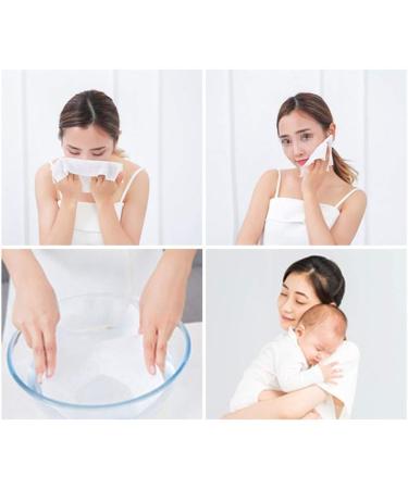 VASANA 1Roll Disposable White Cotton Disposable Cleaning Face Towel Facial Clean Washcloth Facial Soft Pads Wipers Multipurpose Cleaning Cloth Tissue for Skin Care - Buy Online on GoSupps.com
